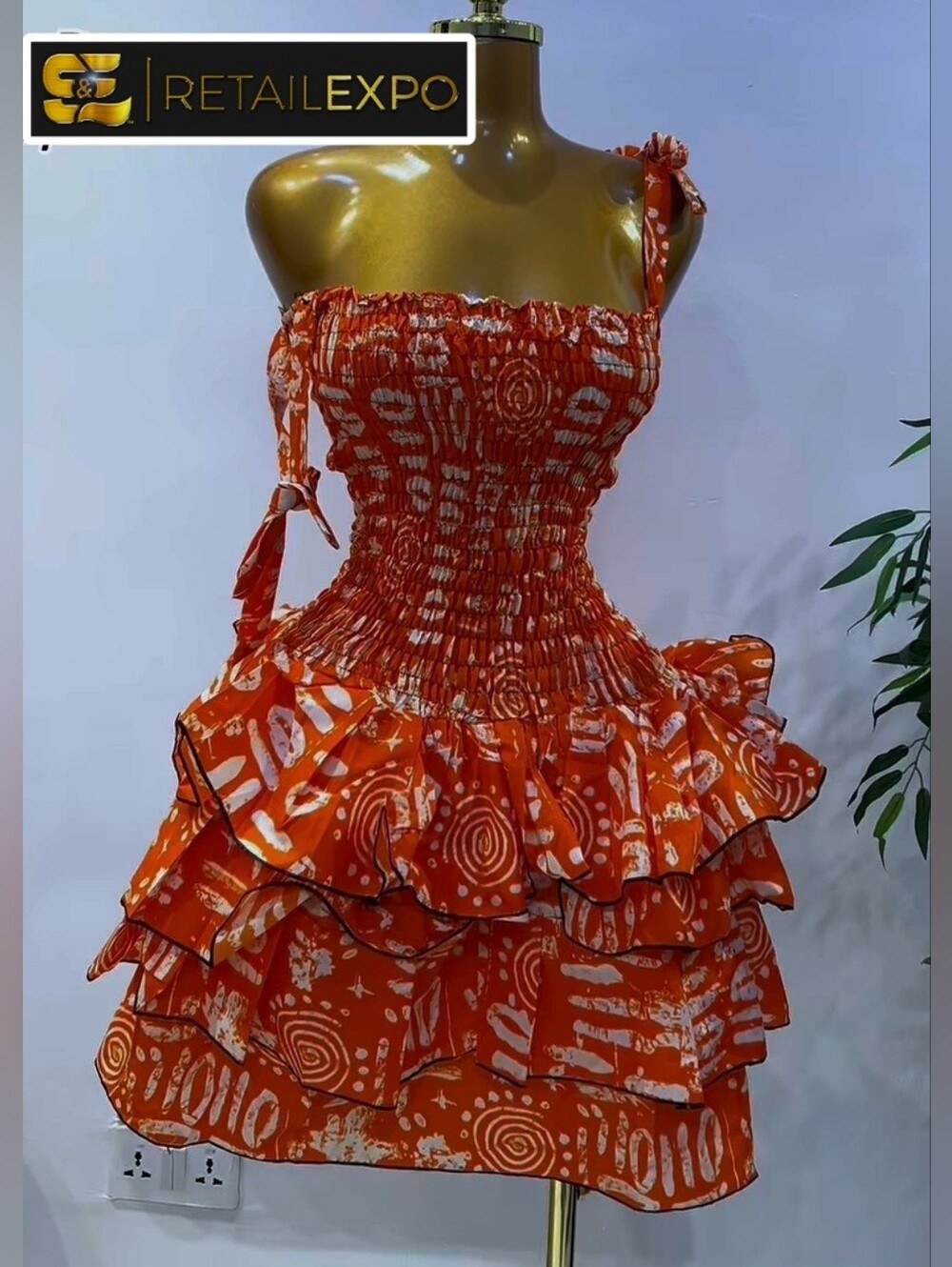 African Ankara Dress (One Size)
